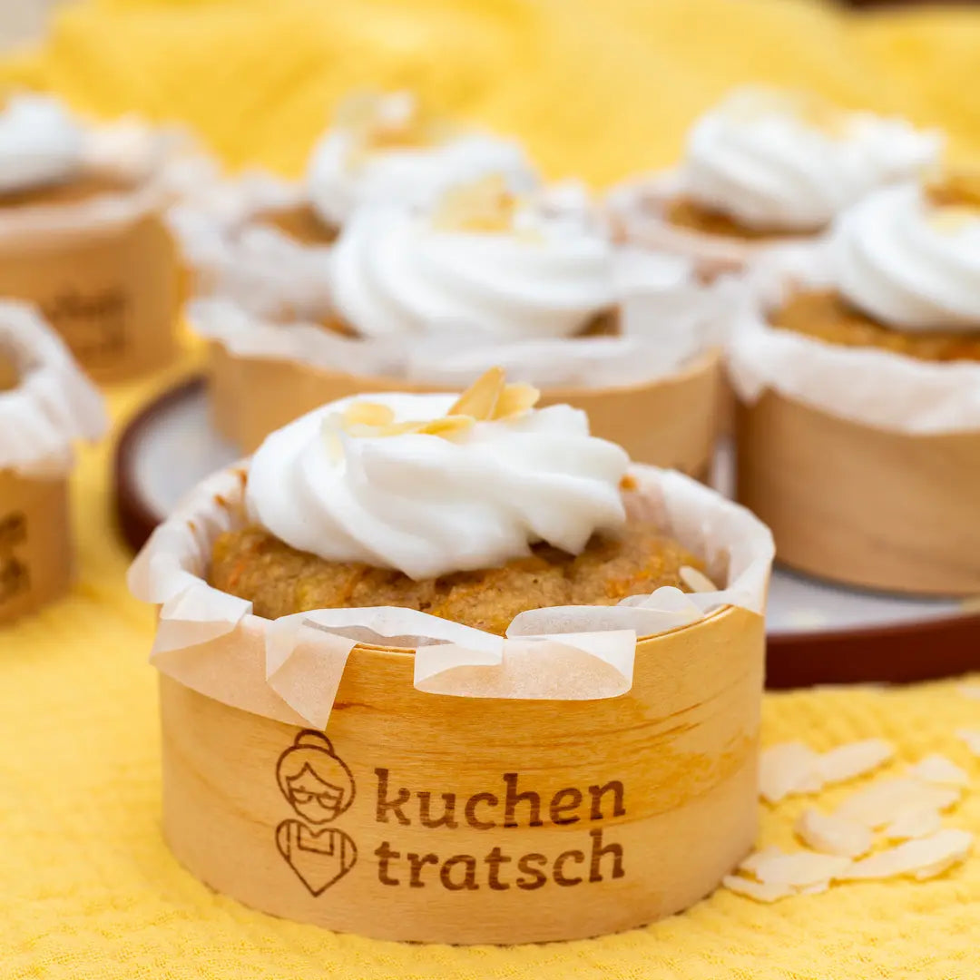Apfel-Karotte-Cupcakes von Opa Wolfgang von Kuchentratsch