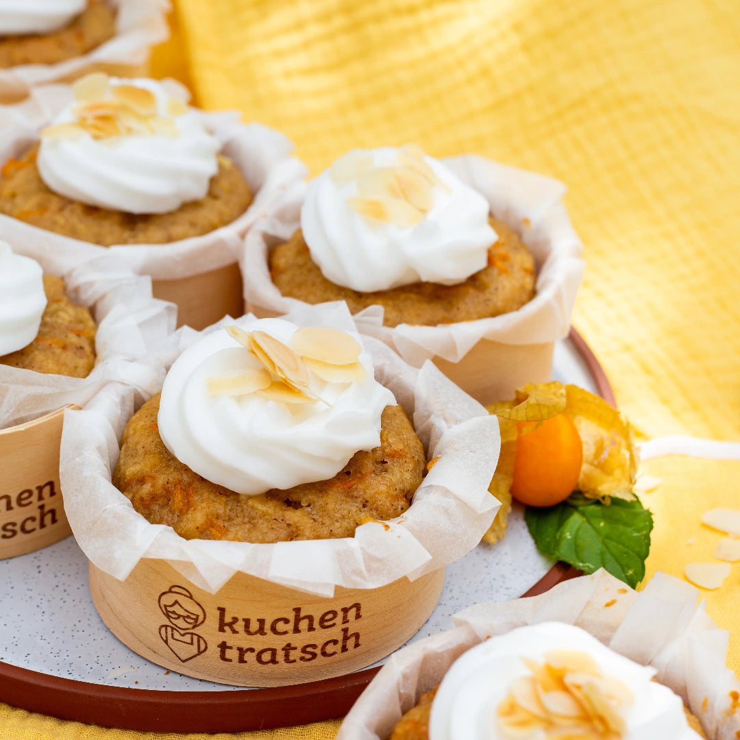 Apfel-Karotte-Cupcakes von Opa Wolfgang von Kuchentratsch
