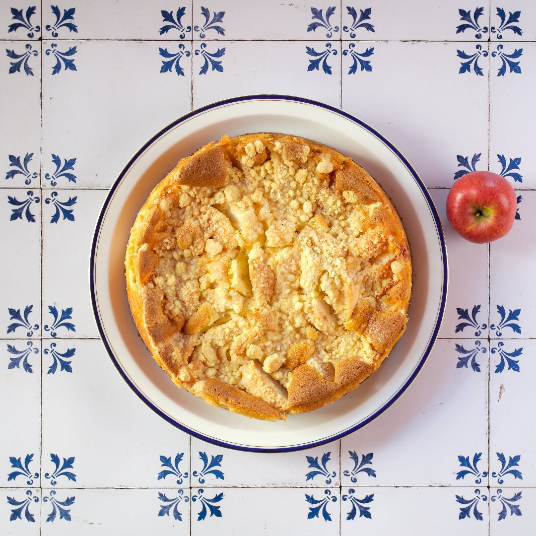 Apfelstreuselkuchen von Oma Inge von Kuchentratsch von oben