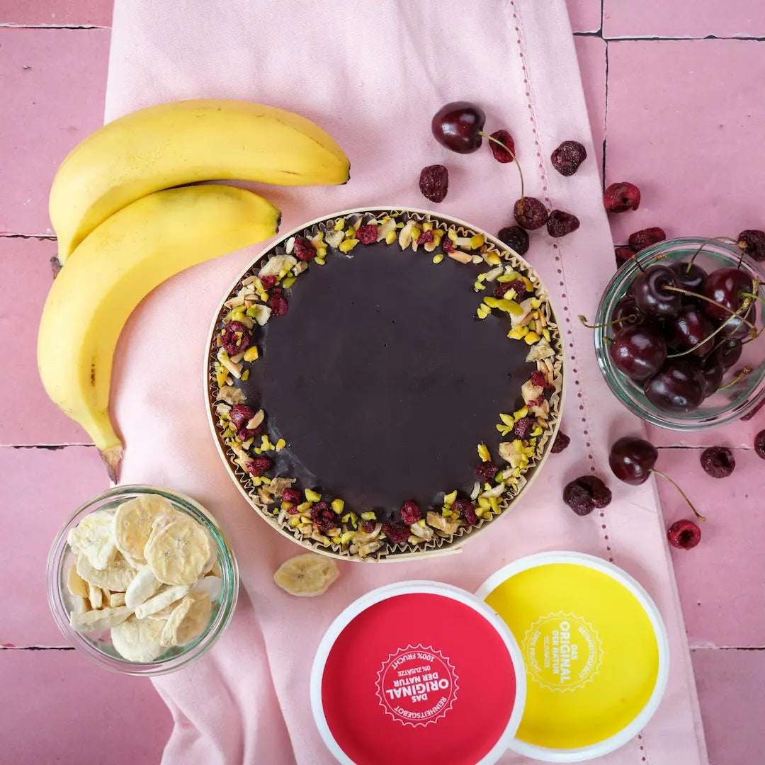 Unser Banane-Kirsch-Kuchen x buah von Kuchentratsch