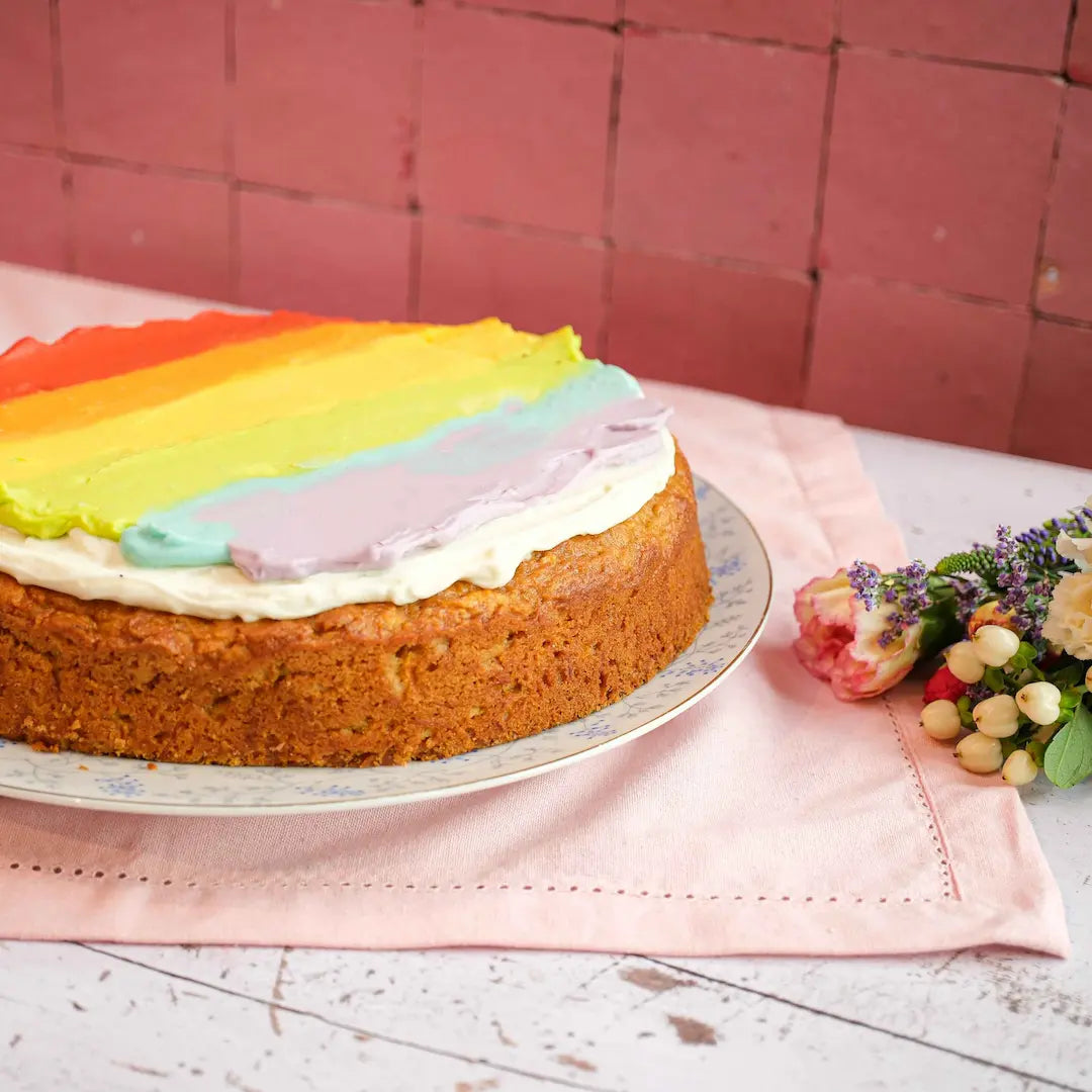 Regenbogen-Apfel-Karottenkuchen von Opa Norbert Groß
