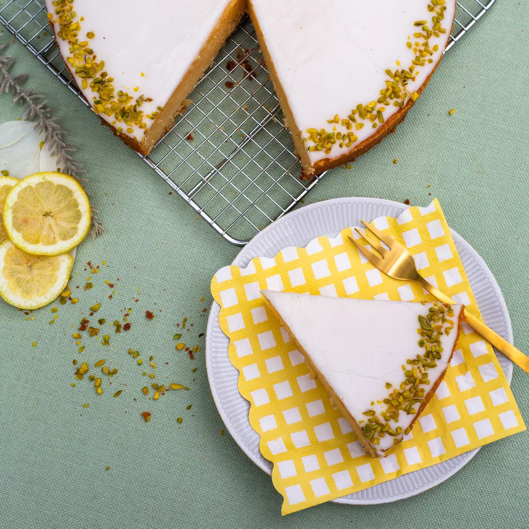 Zitronenkuchen von Kuchentratsch oben