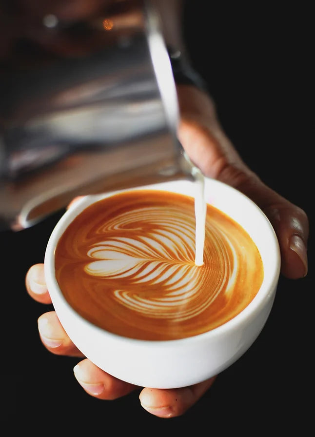Bild von Cappuccino mit Latte Arte