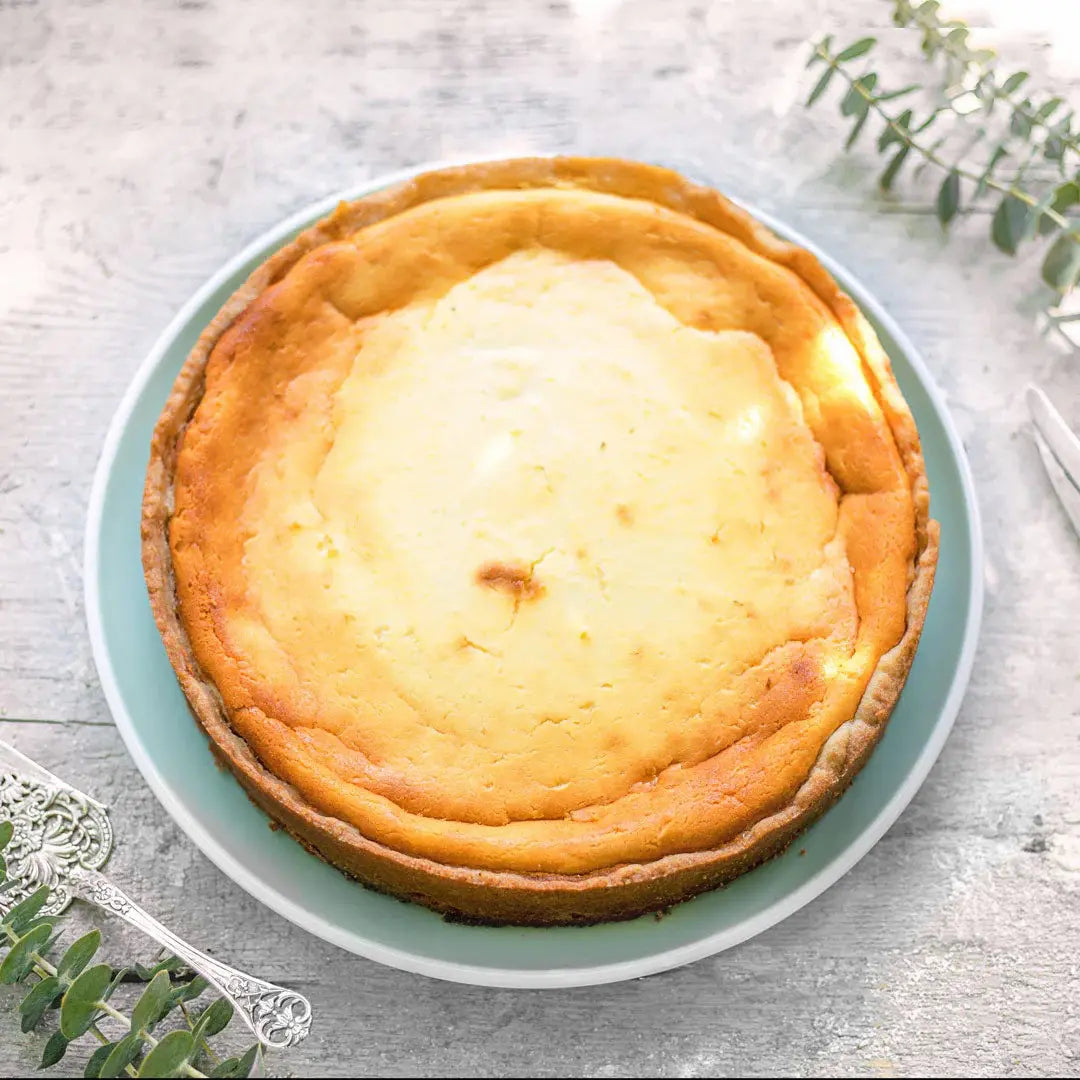 Großer Käsekuchen von Opa Günter von Kuchentratsch von oben