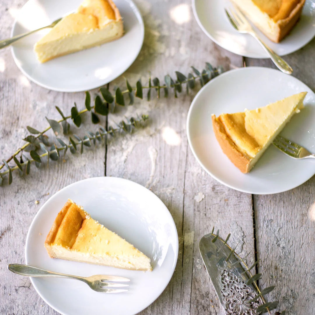 Stücke vom Käsekuchen von Opa Günter von Kuchentratsch von oben