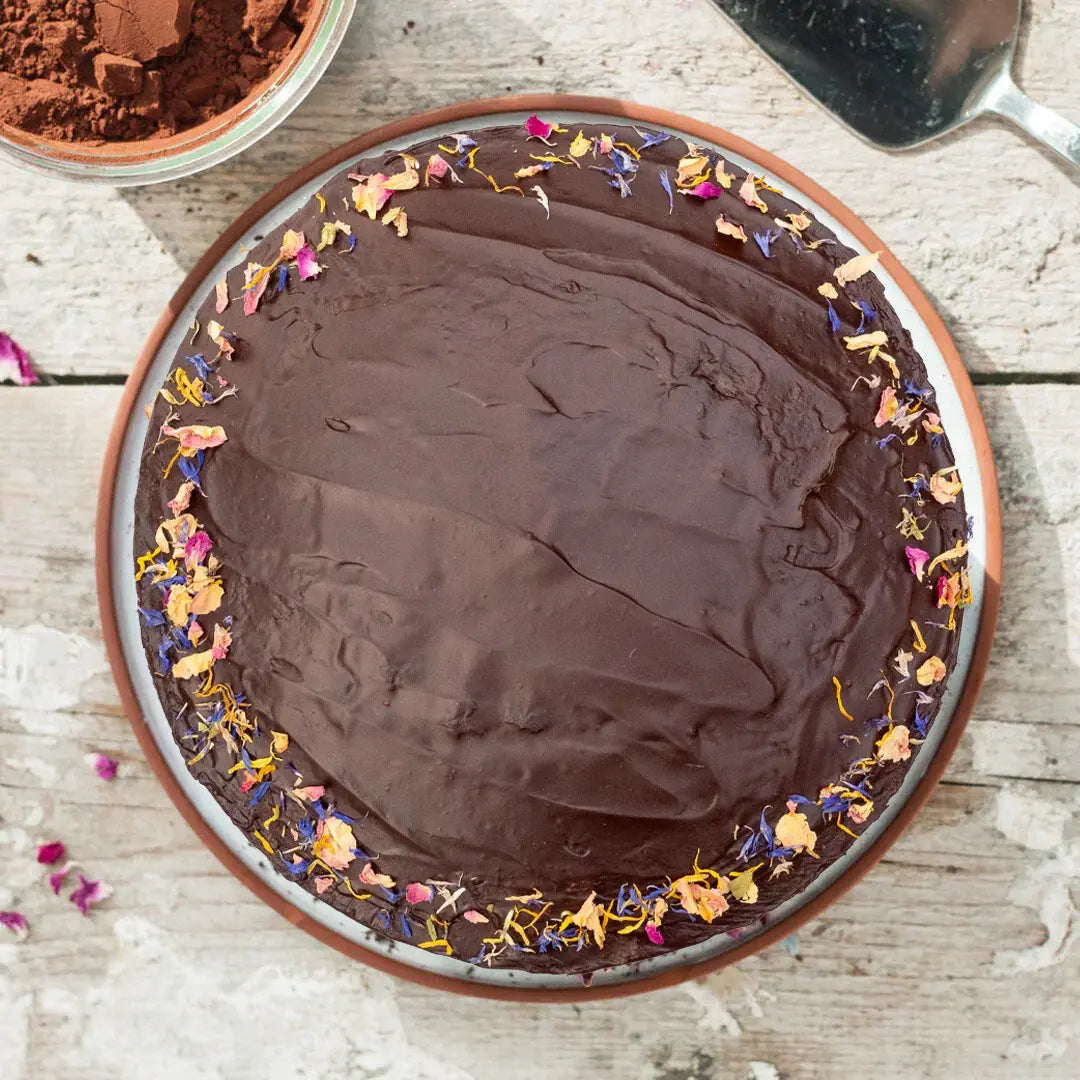 Großer veganer Schokokuchen von Oma Anni von Kuchentratsch