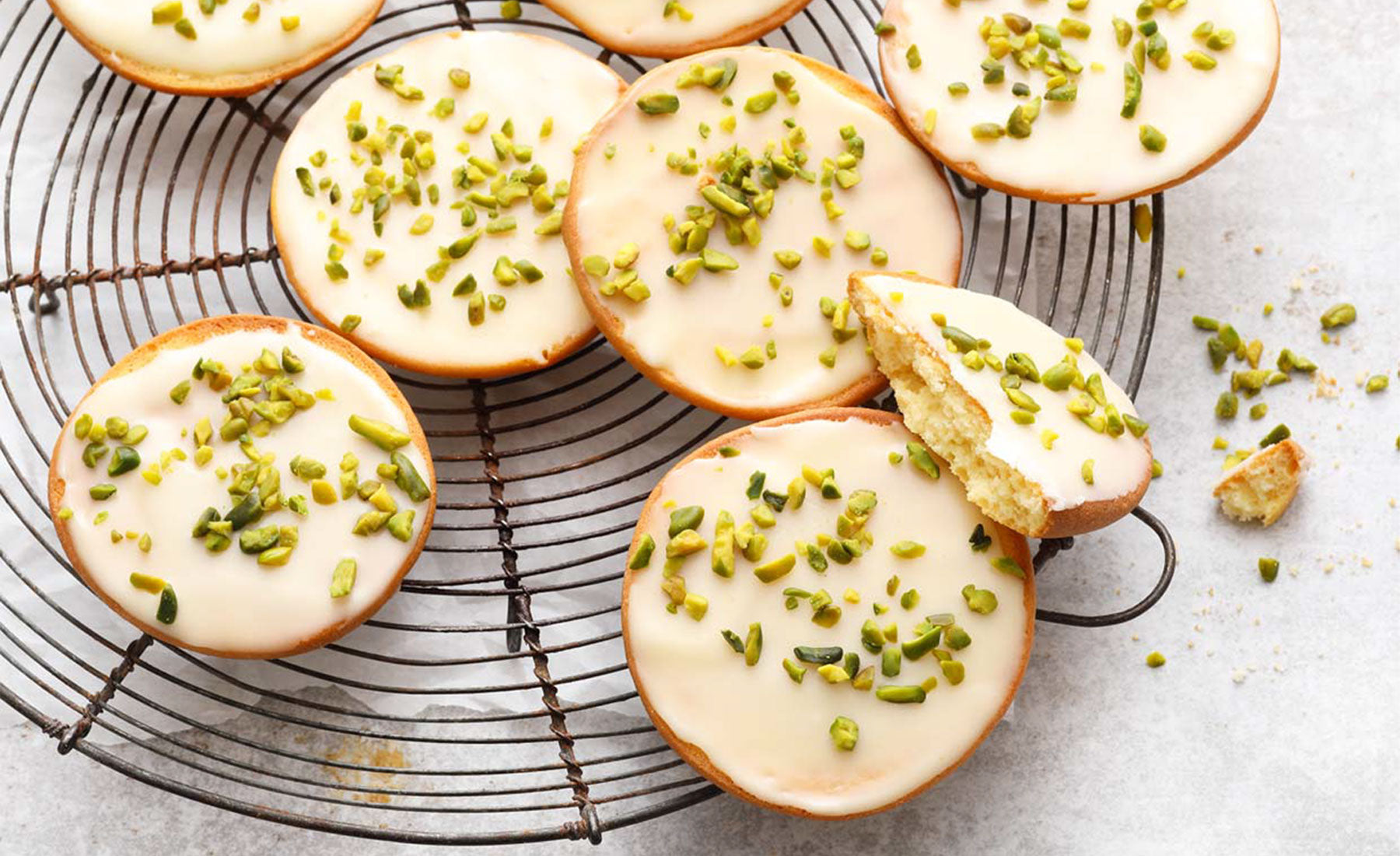 Orangen-Amerikaner mit Chai Glasur