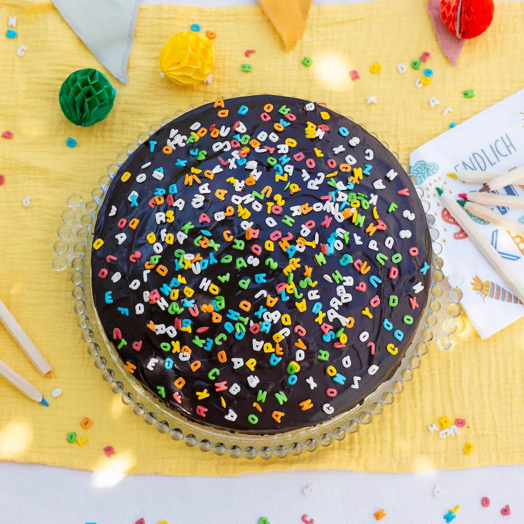 Einschulungs-Schokokuchen | Kuchentratsch Einschulungs-Schokokuchen | Kuchentratsch