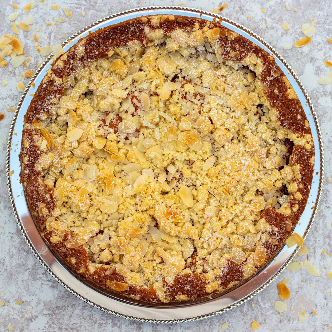 Aprikosen Streuselkuchen von Oma Sonja von Kuchentratsch von oben 