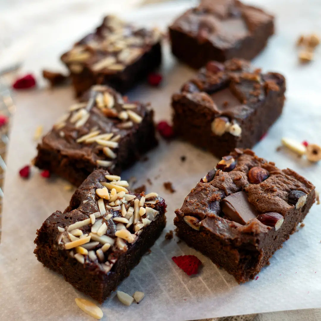 Brownies von Oma Brigitte im Set - Himbeer und Nougat - Kuchentratsch 