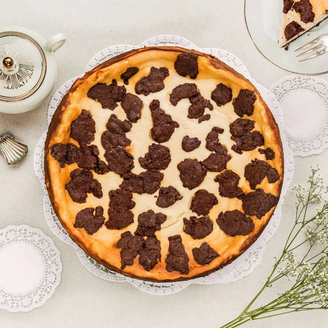 Zupfkuchen von Oma Helga in gross fotografiert von oben